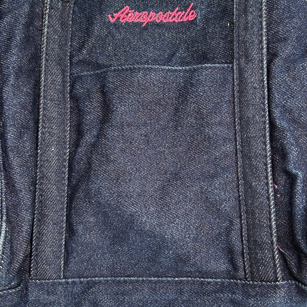 VTG Aeropostale Denim Mini Tote - Picture 3 of 16